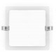 Downlight LED Cuadrado 222x222mm Blanco 20W, Corte 190x190mm. para Techos Lamas
